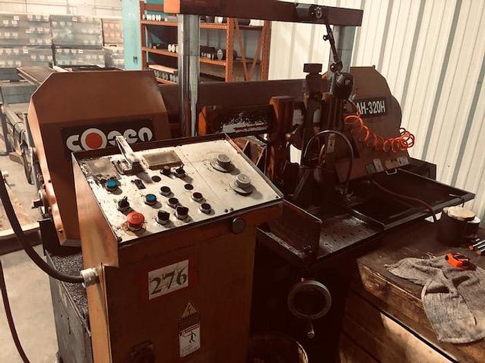 Used 2008 Cosen Model AH-320H (12″ Round) Automatic Horizontal Bandsaw