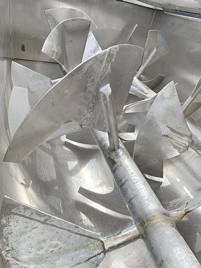 Used USED DOUBLE PADDLE BLENDER, 64 CUBIC FEET, JACKETED