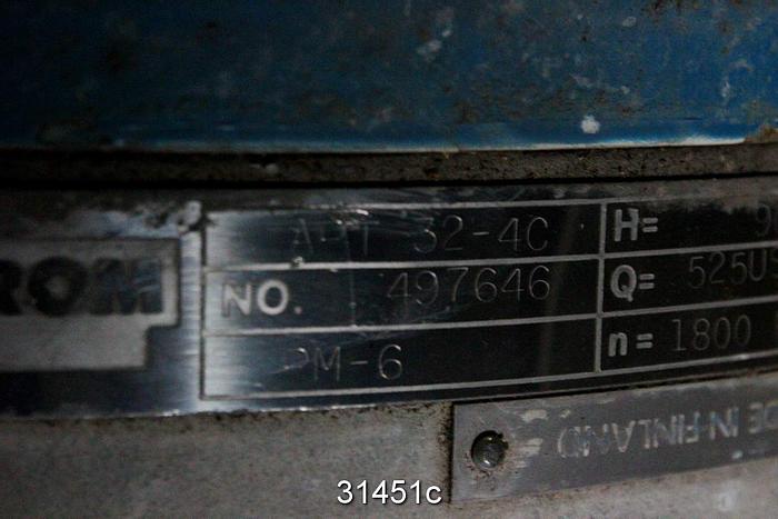 Used Sulzer APT32-4C Pump, 6x4x13 #31451