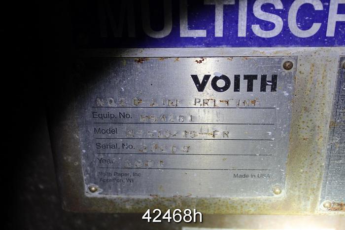Used Voith MSS 15/15-FR Pressure Screen, Stai #42468