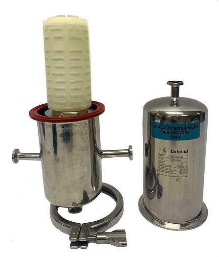 Used Sartorius 7S10LSB00527 Filter Housing, W/ Sartoflour GA 0.2 µm Cartridge (6699)W