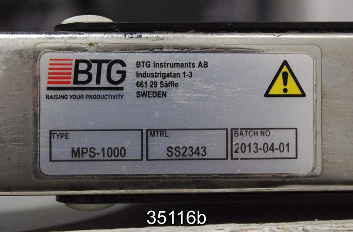 Used BTG Pulptec MPS-1000 Sample Valve #35116