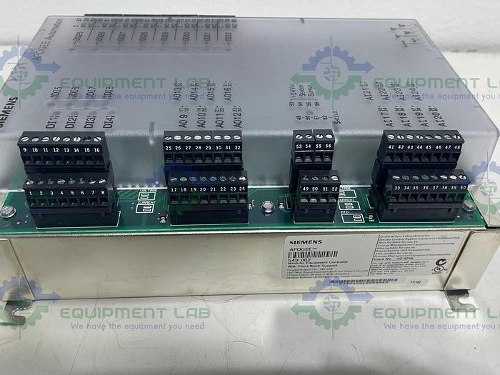 Used Siemens Apogee 549 002 Modular Equipment Controller