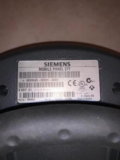 Used Siemens Mobile Panel 277 6AV6645-0CC01-0AX0