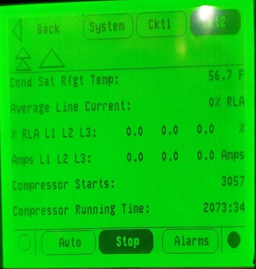 Used 90 TON TRANE INDOOR CHILLER – WATER COOLED (#9812)