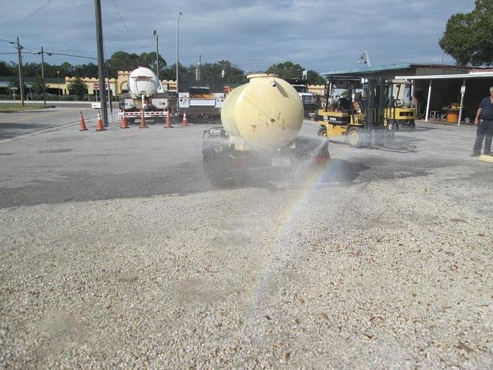 Used 500 Gallon Water Trailer With Honda Engine And Pump 500