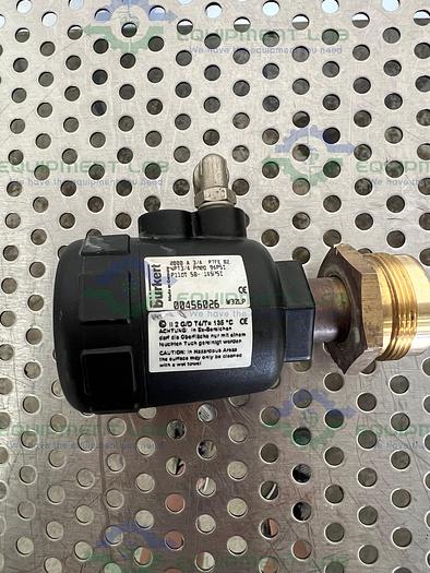 Used Burkert  00456026 Easy Fluid Control Valve 3/4 PTFE