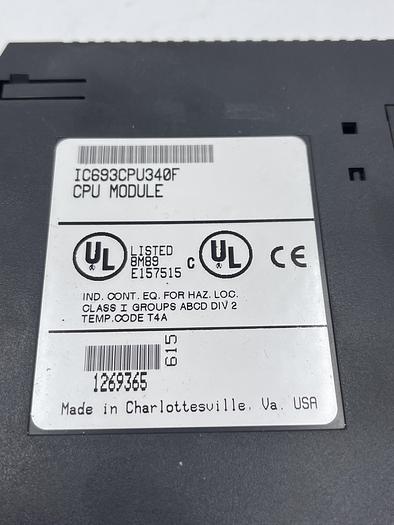 Used GE IC693CPU340F