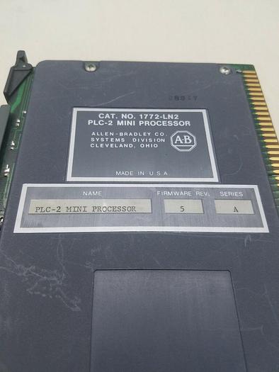Used Allen Bradley CAT NO.1772-LN2 PLC-2 MINI PROCESSOR