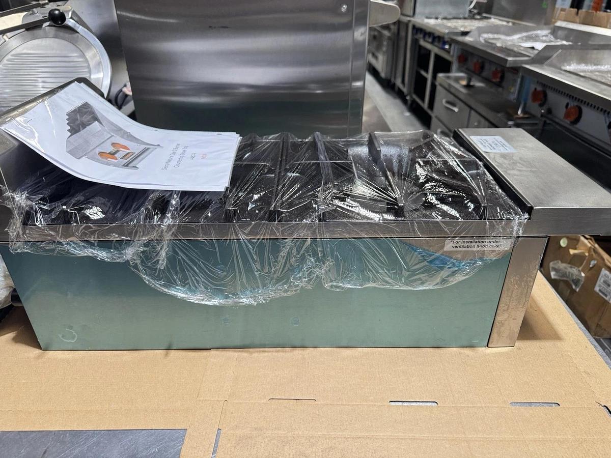 Sierra SRHP-2-12 12" Countertop Gas Hotplate 2 Burners, Manual Controls 50,000 BTU, NEW