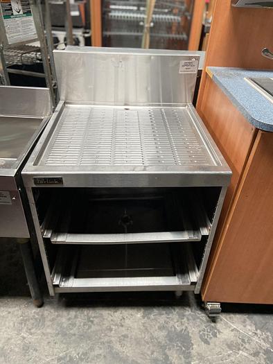Used Perlick SC24-18 Underbar Storage Cabinet Drainboard Top 24"W X 18-9/16"D