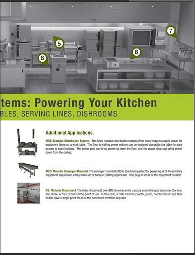 Used Avtec Utility Distribution System, Multi Appliance Outlet Center