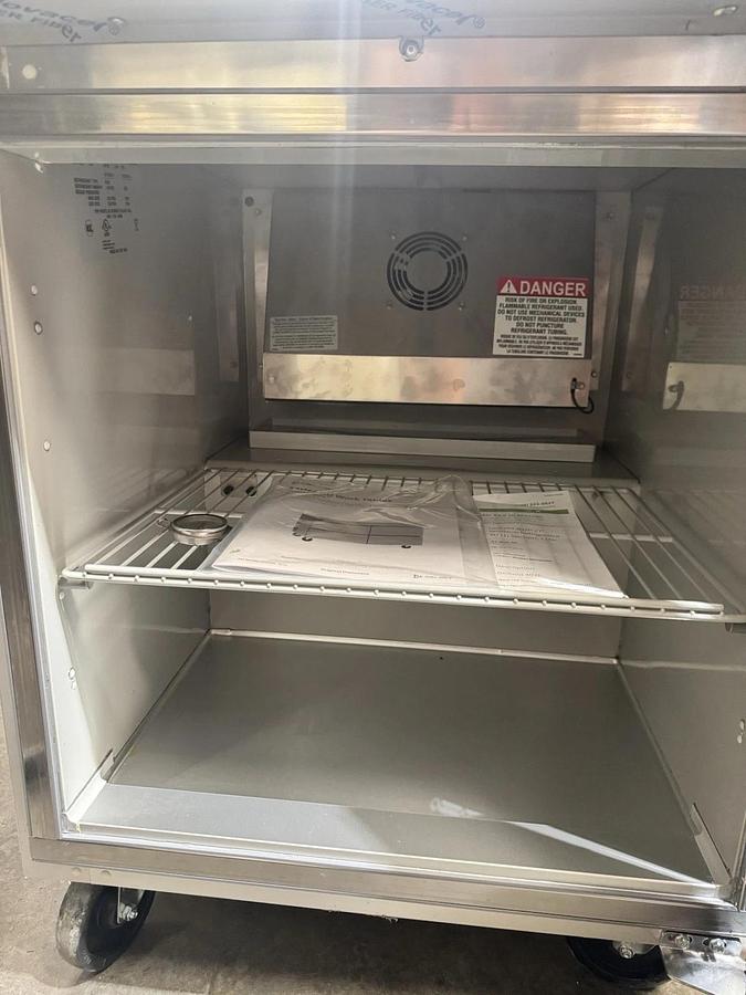 Delfield GUR27BP-S 27" Self-Contained Compact Work Top Refrigerator, 1 Section, 115V