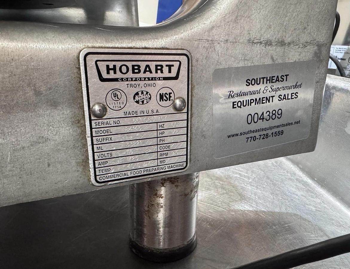 Used Hobart 84145 Buffalo Food Processor Chopper Slicer Cutter Mixer w/ 14" Bowl and 12" Attachment Hub