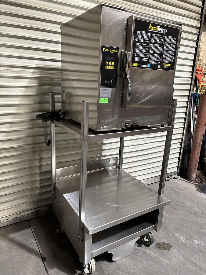Used AccuTemp Evolution E62083D 6-Pan Convection Steamer 208v/3ph w/ Optional Stand