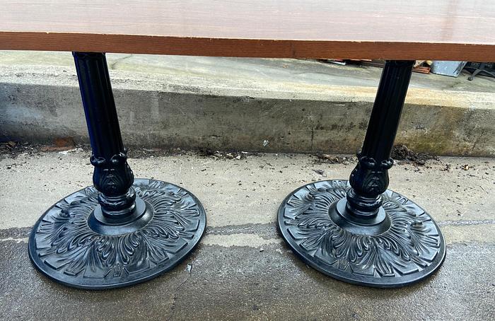 Used Ornimental Iron Table Bases