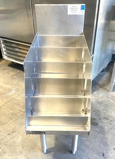 Used Perlick TS12LS Free Standing Underbar 5-Step Liquor Bottle Display w/ Guards NSF