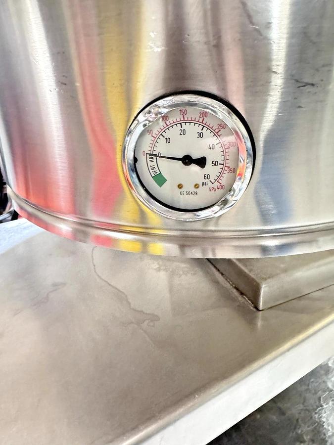 Used Cleveland KET-12-T 12-Gallon Tilting 2/3 Steam Jacketed Electric Kettle w/ Stand