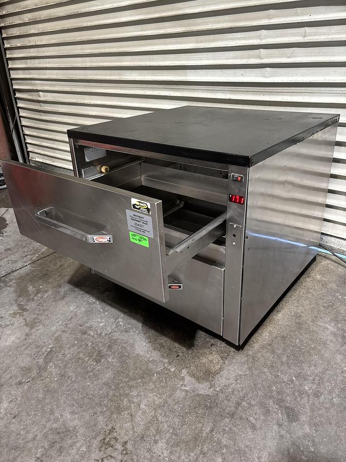 Used Hatco HDW-2 Freestanding Warming Drawer, (2) Compartments, 120v