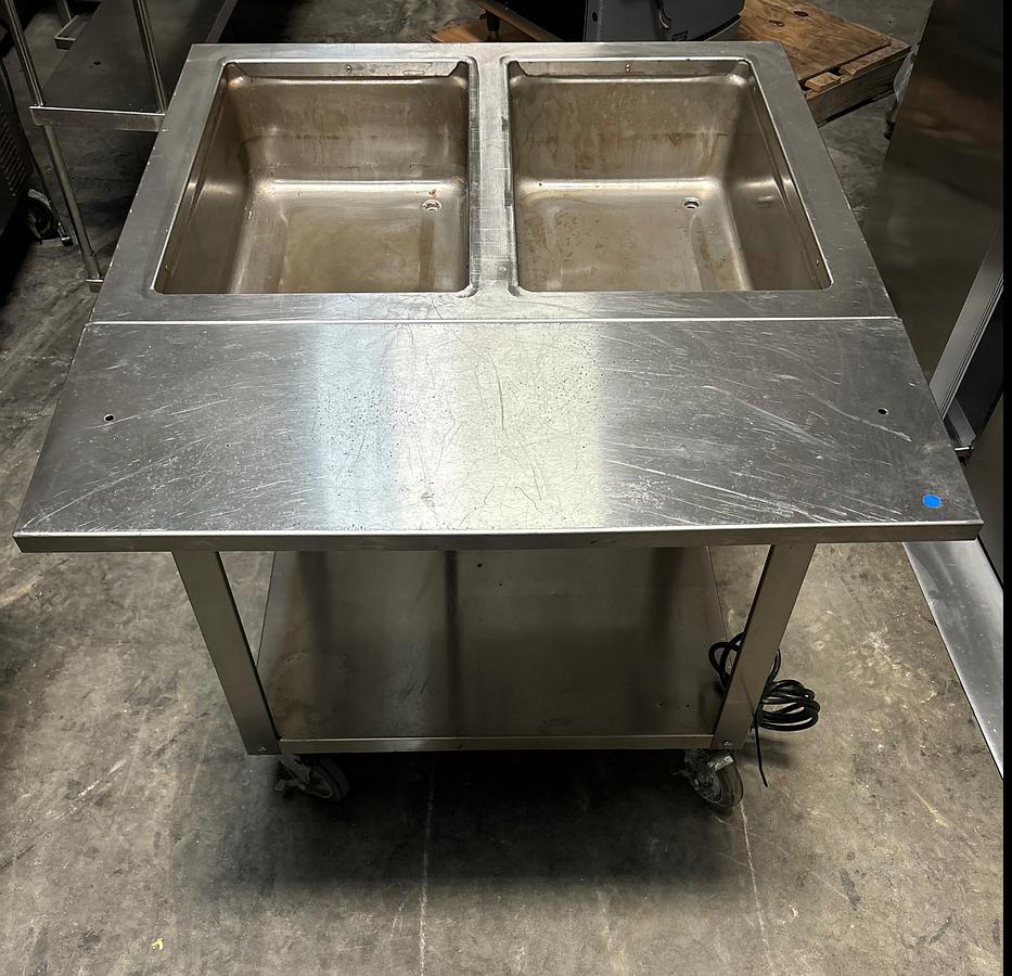 Used Piper DB-2-HF Two-Well Electric Hot Food Steam Table Buffet