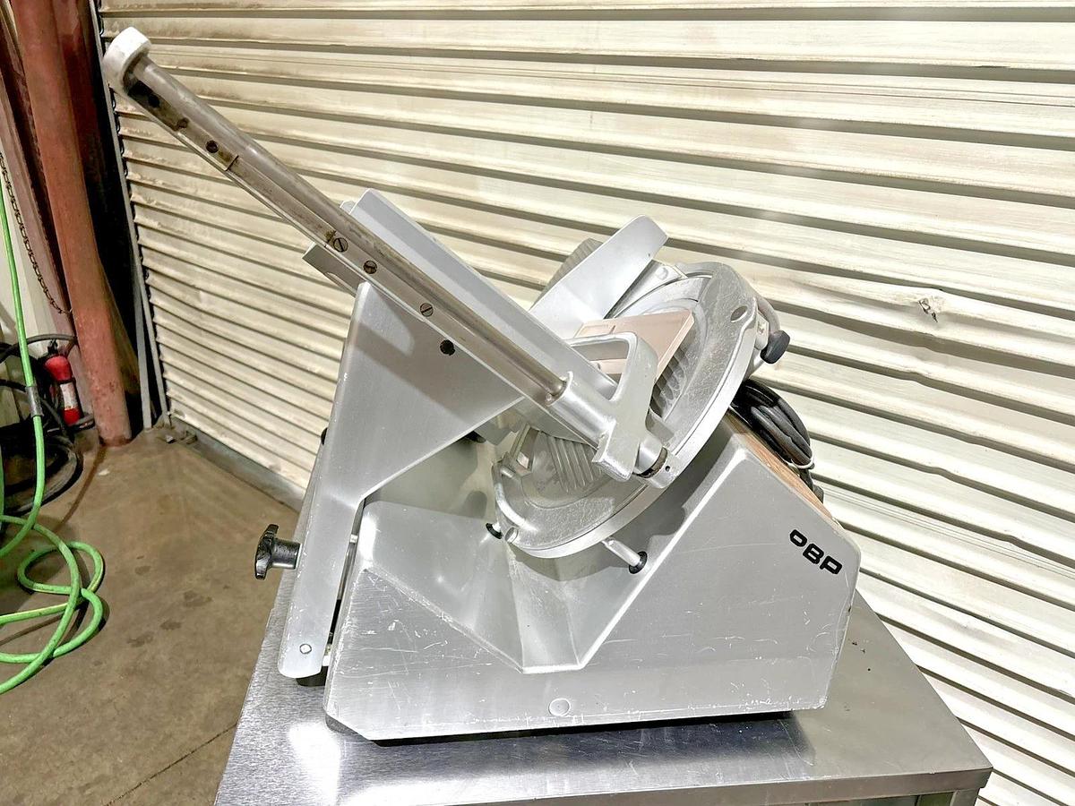 Used Bizerba SE12 Manual Deli Meat and Chees Slicer with Grabber