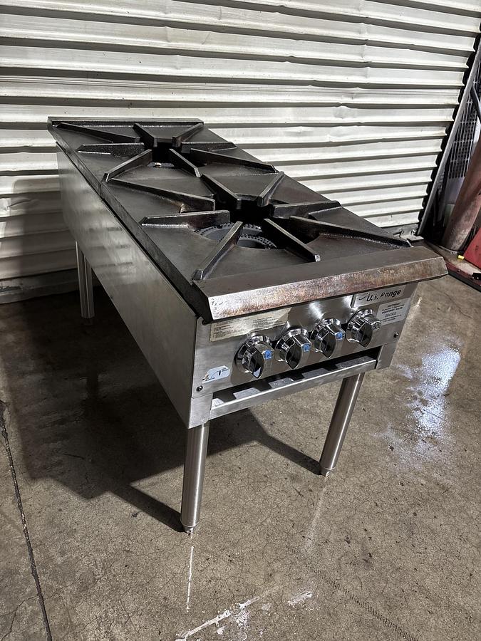 Used Garland US Range SP-1844-2-SIGNATURE Gas Stock Pot Range, 2 - 3 Ring Burners