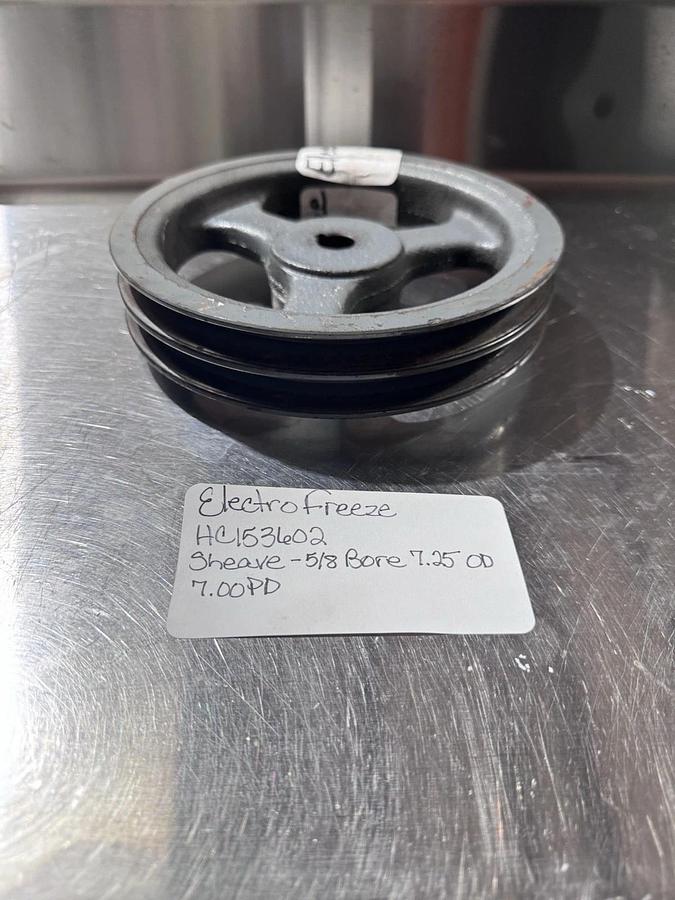Used Electro Freeze HC153602 SHEAVE-5/8 BORE 7.25 OD 7.00PD