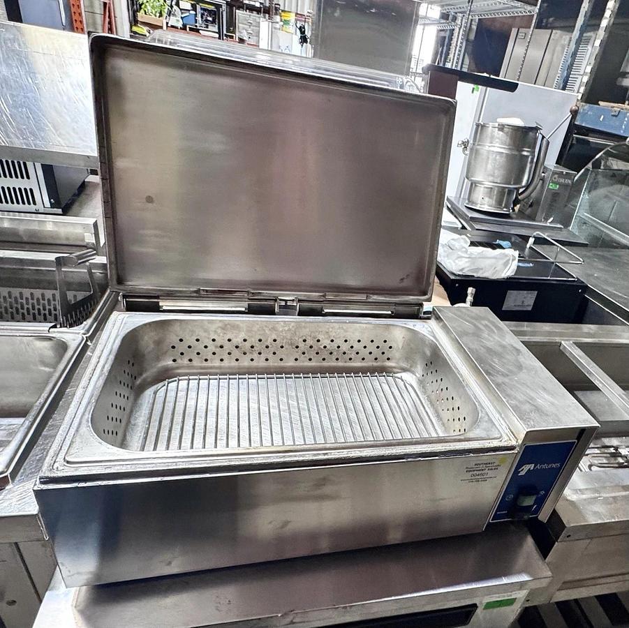 Used AJ Antunes / Roundup DFWF-250CV Full Size Pan Deluxe Steamer