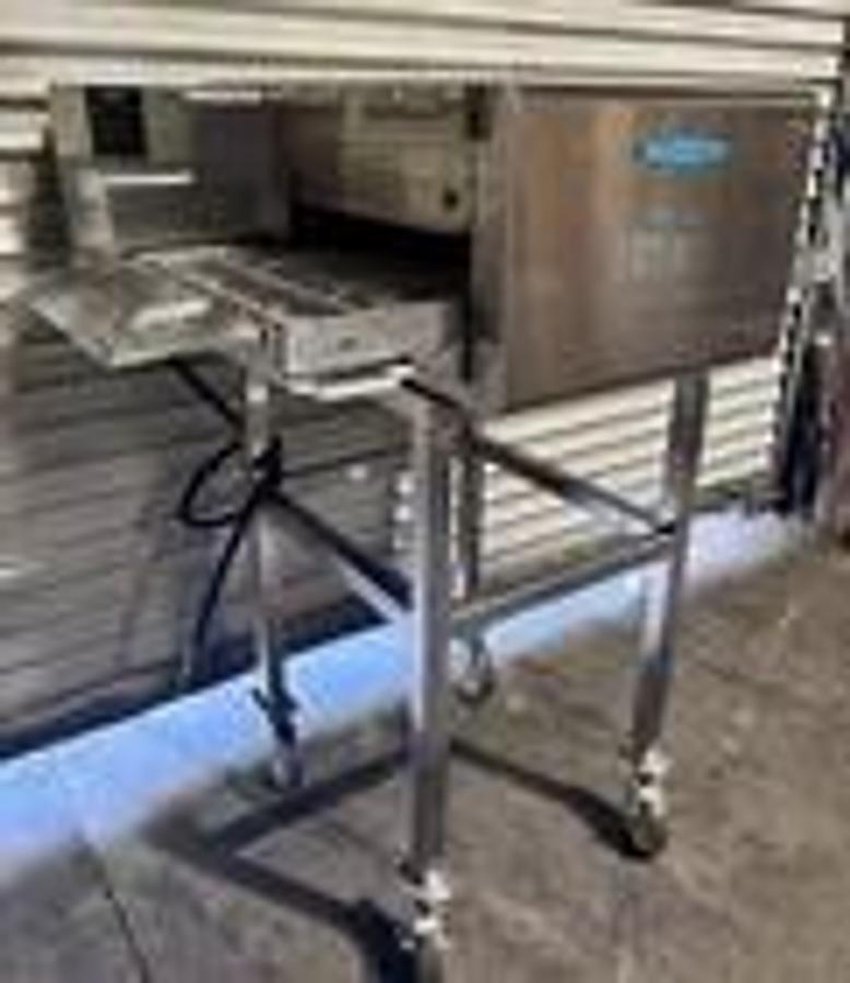 Used TurboChef HCS1618 1PH Rapid Cook Ventless Conveyor Pizza Oven w/ Stand