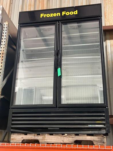 Used True GDM-49F 2-Door Glass Freezer, Frozen Food Merchandiser, GDM-49F