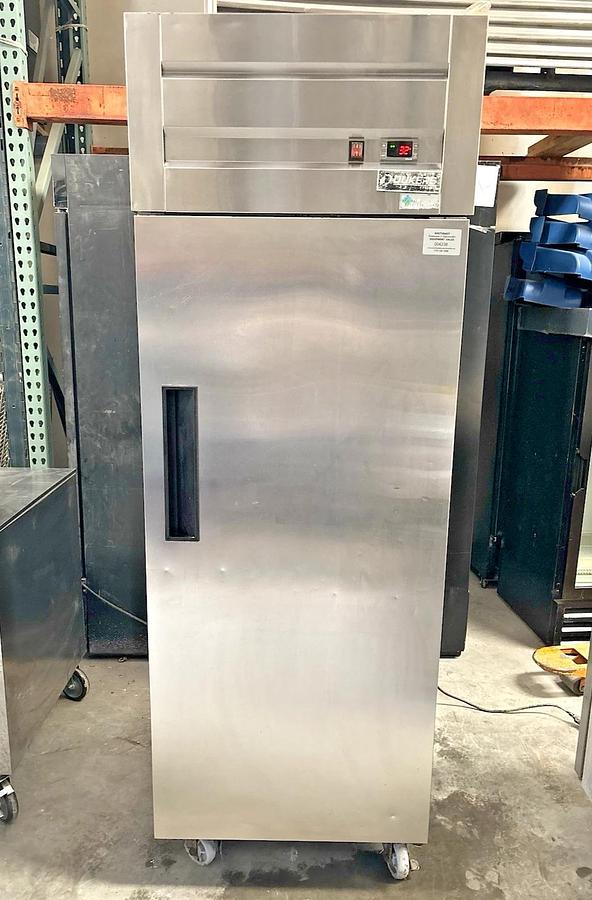Used Dukers D28AF 27" One Door Reach-In Solid SS Freezer, 115 V