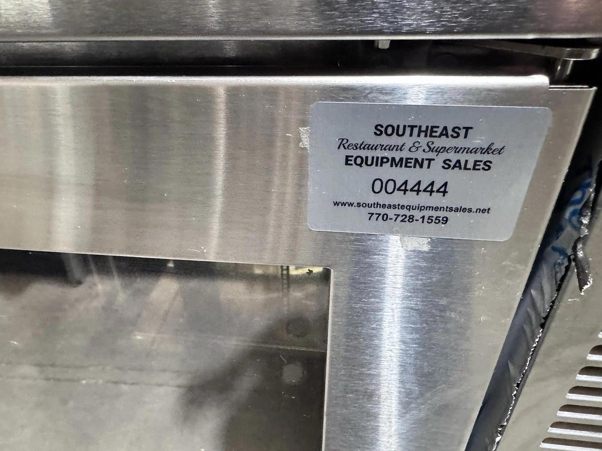 Used Perlick BBS60-RF-G-Y-X-H1 60" 2-Door Glass Back Bar Cooler