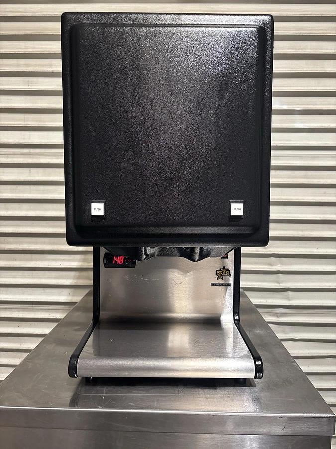 Used Star HPDE2P 12 lb All Purpose Heated Peristaltic Dual Dispenser Chili Cheese