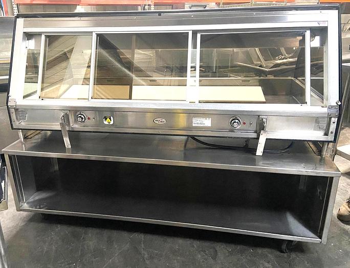 Used Alto-Shaam ED2-72-BLK 72” Full Service Countertop Heated Display