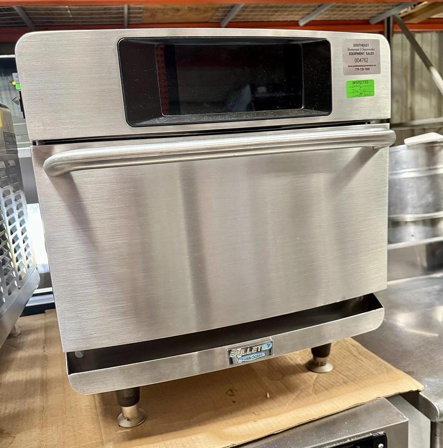 Used 2025 TurboChef Bullet Rapid Cook Ventless Oven, Stores 256 Recipes, 208/240, 1Ph