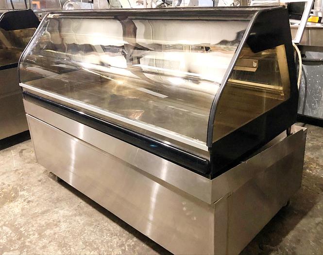 Used Alto-Shaam ED2-72-BLK 72” Full Service Countertop Heated Display