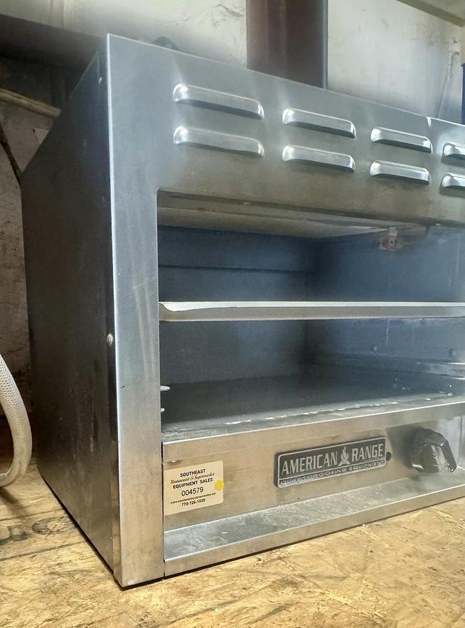 Used American Range ARCM-24 Infared Cheese Melter Broiler Gas 20,000 BTU Natural Gas