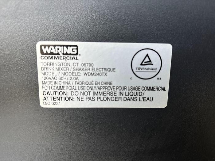 Used Waring WDM240TX 3 Speed Dual Spindle Drink Mixer