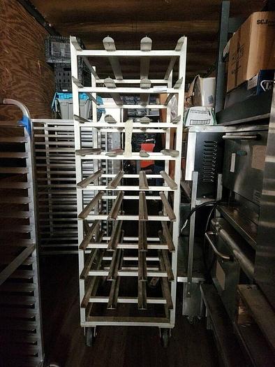 Used New Age 1250CK Mobile Full Size Can Rack with Casters, NSF, Holds (162) #10 Cans