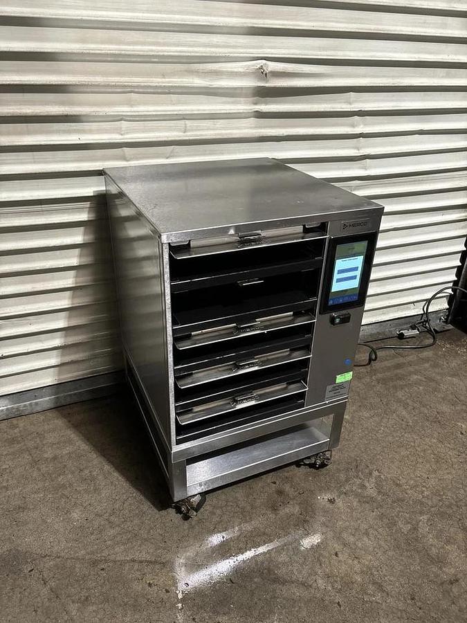 Used Merco MHC-54 SNT1T Pass Through Holding Warming Cabinet on Stand Digital