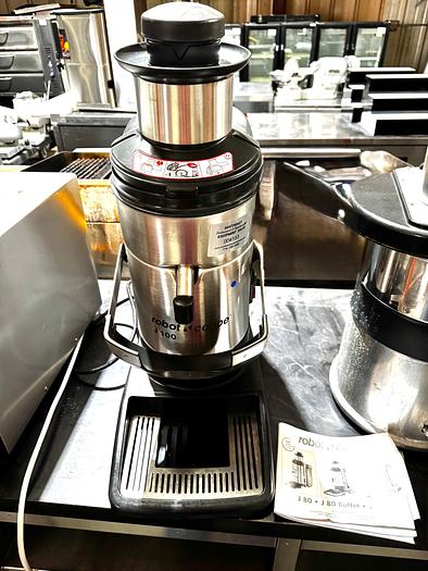 Used Robot Coupe J100 Continuous Pulp Ejection Juicer, Silver