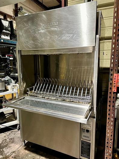 Used Hobart Stainless UW50 Commercial High Temp, Door Type Dishwasher 19 Racks/hr