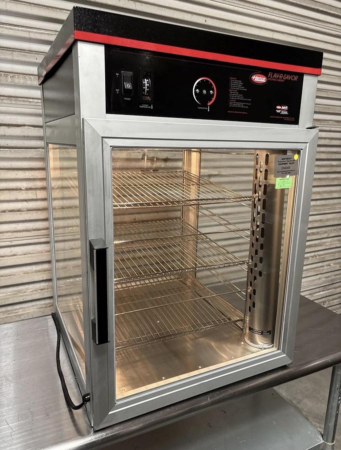 Used Hatco FST-2X Flav-R-Savor Heated Food & Pizza Display Cabinet – Pass-Through