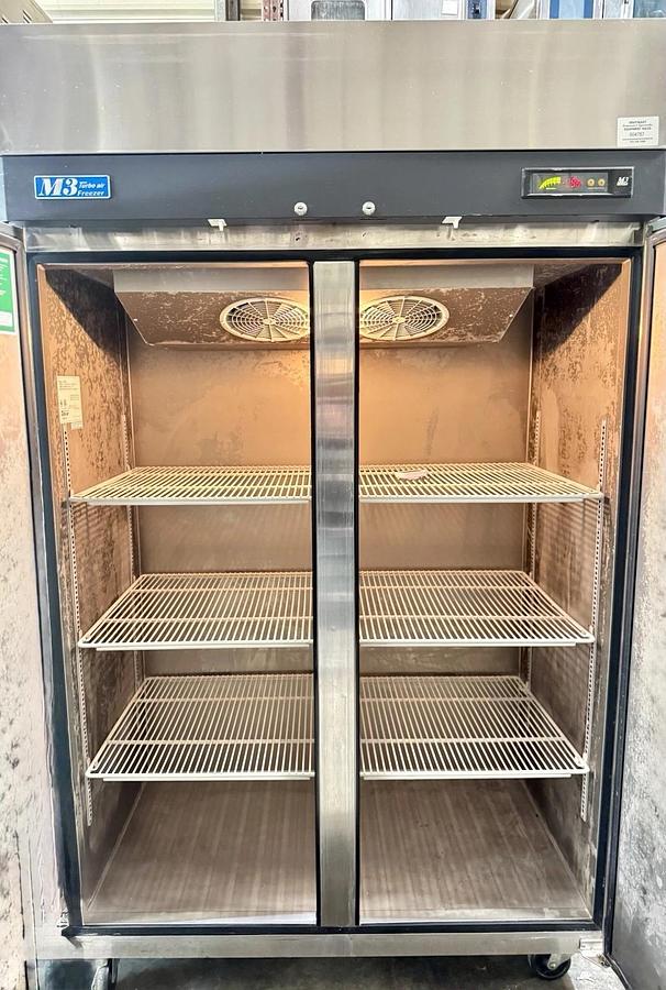 Used Turbo Air M3F47-2 Reach-In Freezer, 2 Door, Stainless Steel, Great Condition!