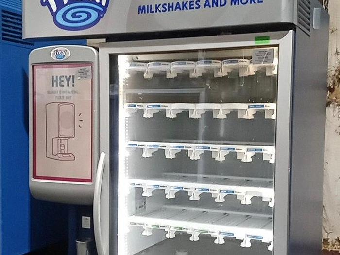 Used F'real FRLB4 Milkshake Blender Bar w/ Machine, Minus Forty Freezer, LED Display