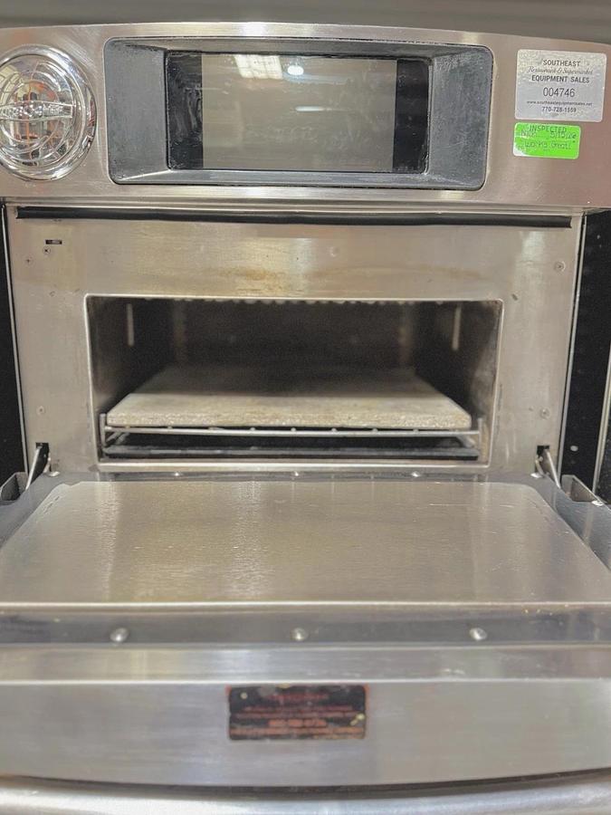 Used 2018 TurboChef Bullet Rapid Cook Ventless Oven, Stores 256 Recipes, 208/240, 1Ph