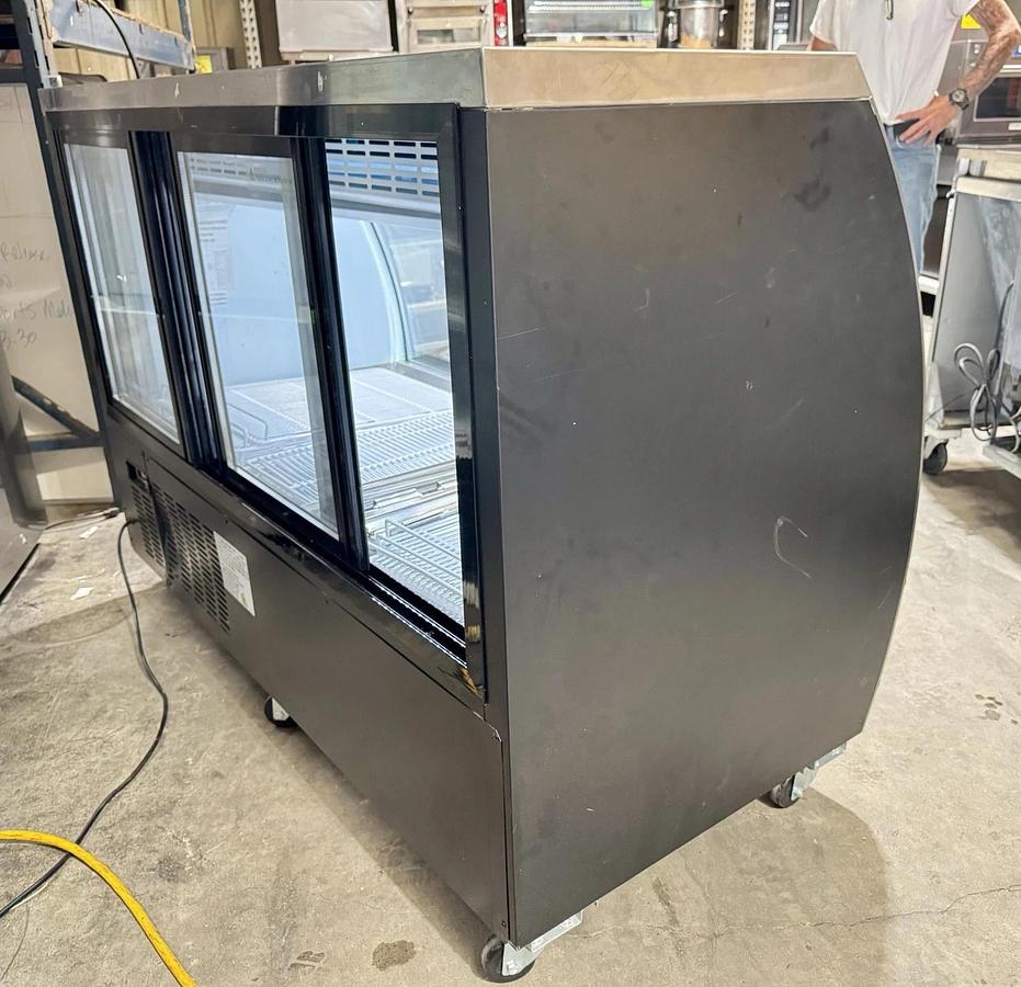 Used MoTak MDC64-X 64 1/4" Refrigerated Full-Service Deli / Meat Case 3 Levels, 115v