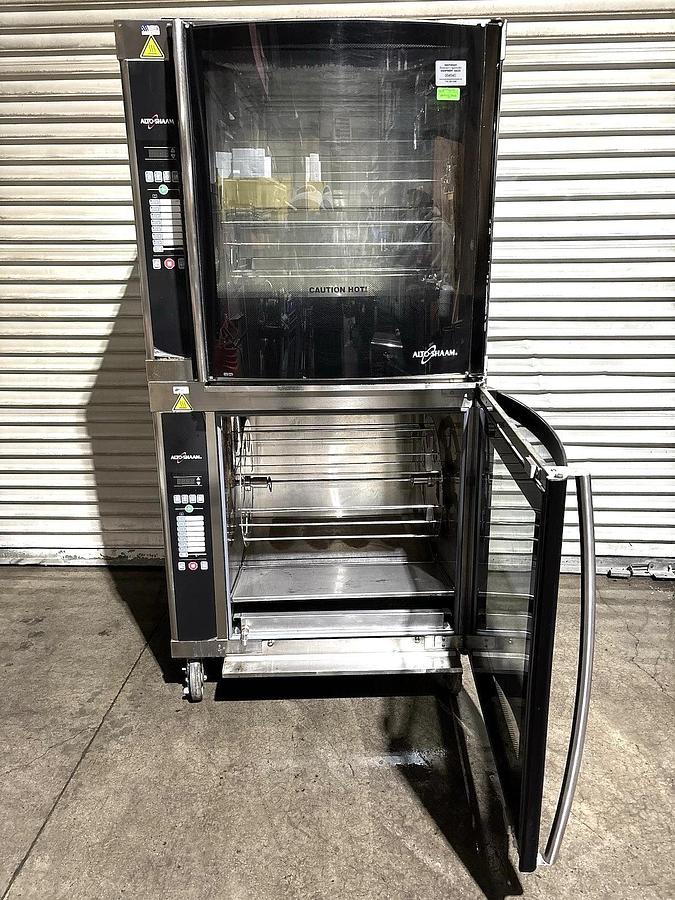 Used 12/2023 Alto-Shaam AR7E Double Stack Rotisserie Oven with 7 Spits, 208V, 3 Phase