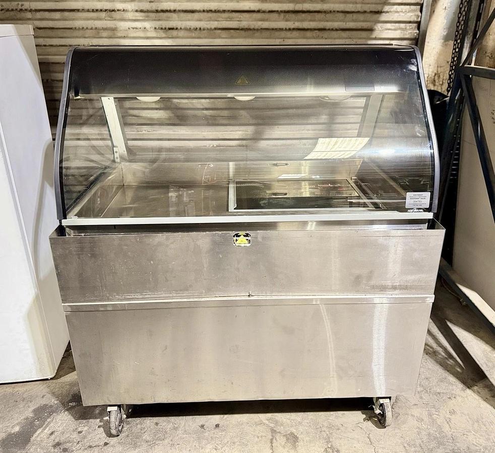 Used Alto Shaam Countertop ED2-48 Full Service Heated Deli Case, Chicken Display Case