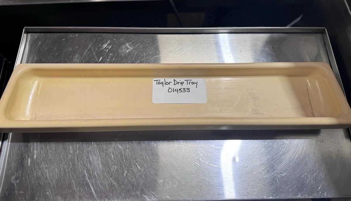 Used Taylor 014533 Drip Tray w/ 037041 Tray Shield